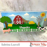 Slimline Farm Countryside Cover Plate Metal Craft Die