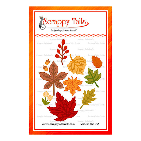 Fall Assorted Leaves Set Metal Craft Die