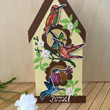 Slimline Bird House Pop Up Card Metal Die