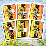 Wild Sunflower 6x6 stamp set and coordinating die