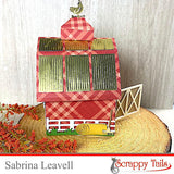 A7 Barn Pop Up Card Metal Craft Die