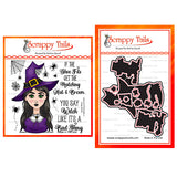 6x6 Spider Witch Stamp and Coordinating Die Set