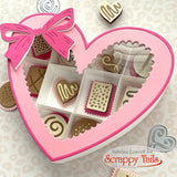 Scalloped Heart Add-On for Chocolate Heart Gift Box