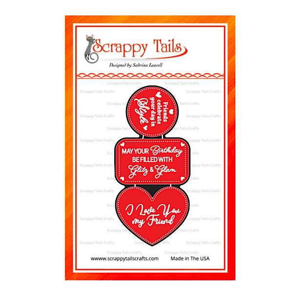 Friendship Sentiments Hot Foil Plate