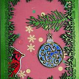 A7 Festive Garland Cover Plate