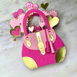 A7 Purse Pop Up Card Craft Metal Die