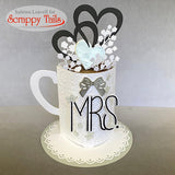 A7 Coffee Mug Valentine Add-On Metal Craft Die