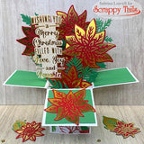 Hot Foil Poinsettia and Coordinating Metal Craft Die Bundle