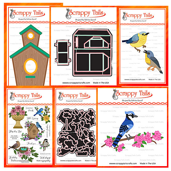 Save 5% A7 Birdhouse Pop Up Card Metal Craft Die Bundle