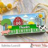 Slimline Farm Countryside Cover Plate Metal Craft Die