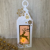 A7 Lantern Pop Up Holiday Panel Add-On Craft Metal Die