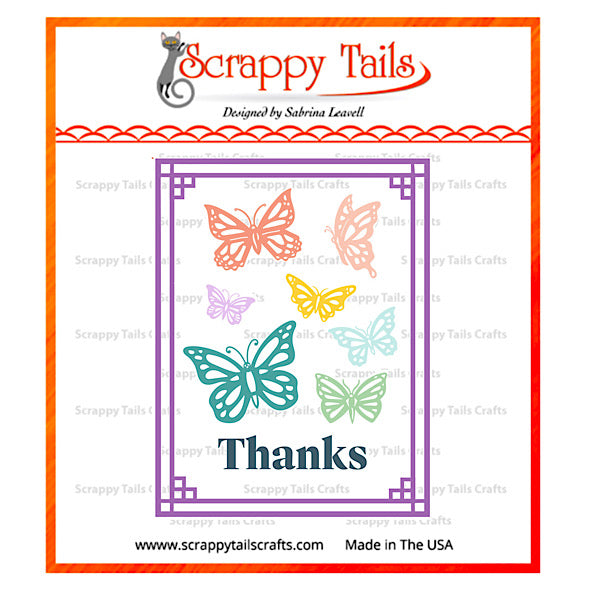 A2 Butterfly Frame Hot Foil Plate