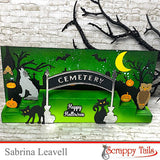 Spooky Halloween Cemetery Gate Metal Craft Die