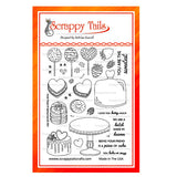 Sweet Treats 6x8 Stamp and Coordinating Metal Die Set