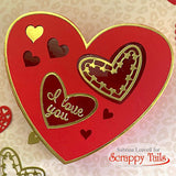 Intricate Lace Heart Add-On for Chocolate Heart Gift Box