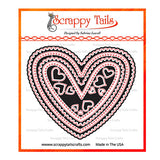 Scalloped Heart Add-On for Chocolate Heart Gift Box