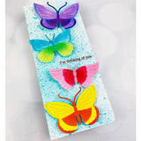 Thank You Butterfly Multi-layer Stencil And Coordinating Metal Craft Die Set