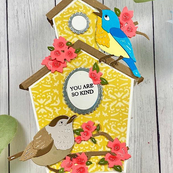 Layering Spring Birds Craft Metal Die Set
