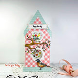 Slimline Bird House Pop Up Card Metal Die