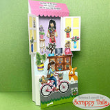 Slimline Flower Stand Pop Up Card Metal Craft Die