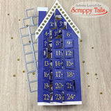 Complete Festive Christmas Slimline House Add-On Metal Craft Die Collection