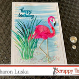 Layering Flamingo Pair Metal Craft Die