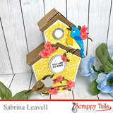 A7 Bird House Pop Up Card Craft Metal Die Set