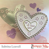 Intricate Lace Heart Add-On for Chocolate Heart Gift Box