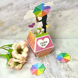 Umbrella Couple Layering Craft Metal Die