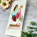 Shopping Friends Layering Craft Metal Die