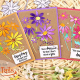 Whimsical Layering Daisies Metal Craft Dies