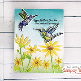 Mama Birds 4x6 Stamp and Coordinating Die Bundle