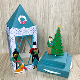 Layering Church with Lantern and Christmas Tree Craft Metal Die