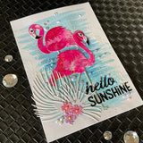 Layering Flamingo Pair Metal Craft Die