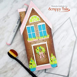 Christmas House Roof Add-On Metal Craft Die