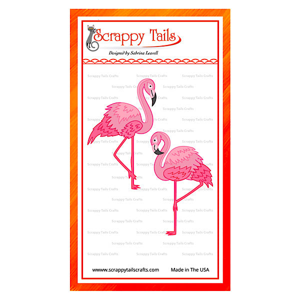 Layering Flamingo Pair Metal Craft Die