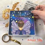 Hot Foil Fairy Dust Star Swirl Plate