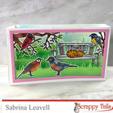 Spring Birds 6x8 Stamp and Coordinating Die Bundle