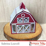 A7 Barn Pop Up Card Metal Craft Die