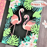 Layering Flamingo Pair Metal Craft Die