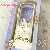 Slimline Snow Village Spinner Add-On for Slimline Snowglobe