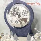 Large Elegant Deer Metal Craft Dies