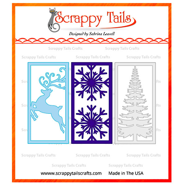 A7 Lantern Pop Up Holiday Panel Add-On Craft Metal Die