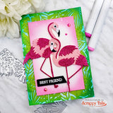 Layering Flamingo Pair Metal Craft Die