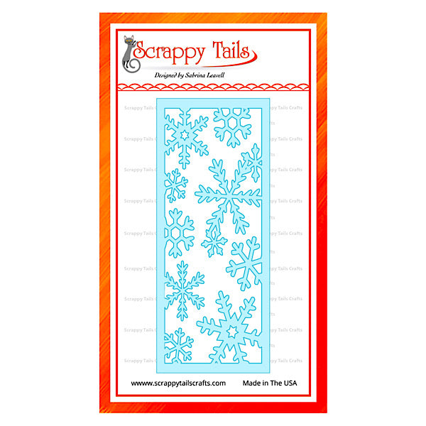 Slimline Snowflake Coverplate Craft Metal Die