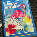 Layering Flamingo Pair Metal Craft Die