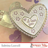 Chocolate Heart Gift Box Metal Craft Die