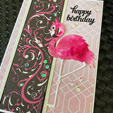 Layering Flamingo Pair Metal Craft Die