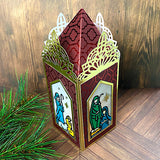 A7 Lantern Pop Up Nativity Panel Add-On Craft Metal Die