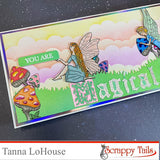 Fairy Friends 6x8 Stamp and Coordinating Die Bundle